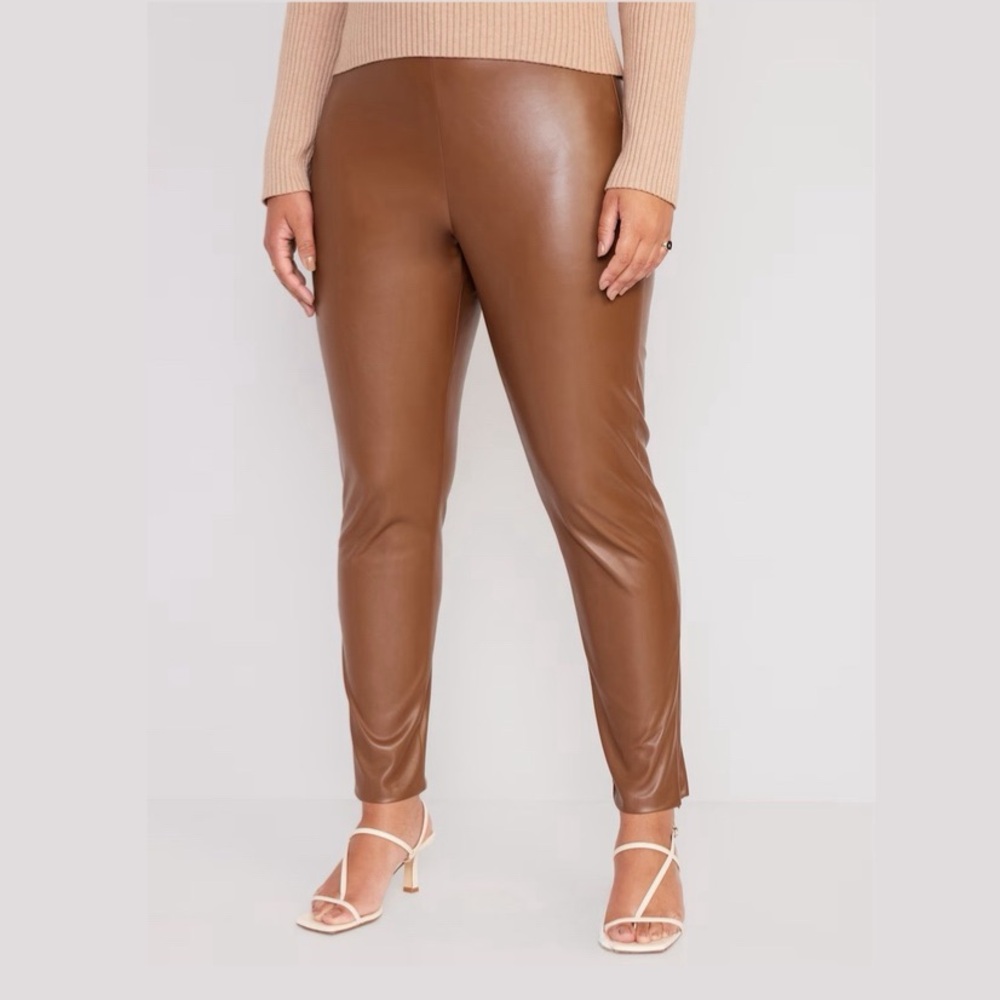 Old Navy Extra High-Waisted Faux Leather Pants
